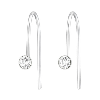 925 Silver Crystal Earring