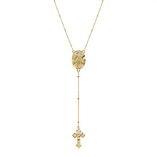 Load image into Gallery viewer, 925 Silver Rosary Gold Plated
