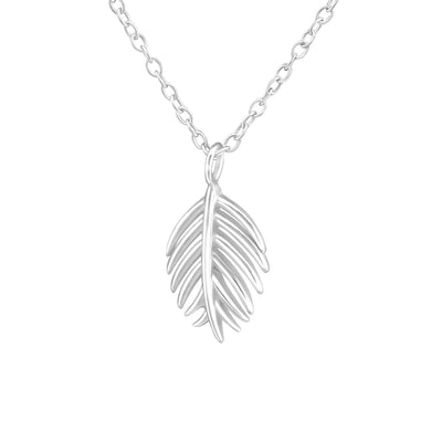 925 Silver Leaf Necklace