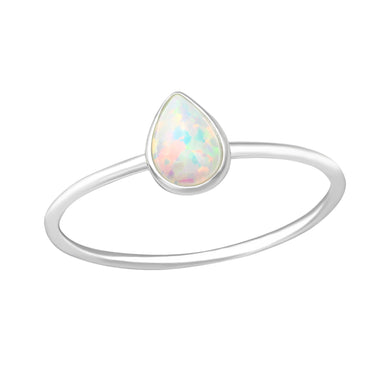925 Silver Pear Ring