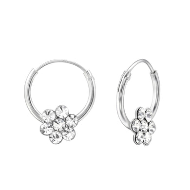 925 Silver Flower Earring