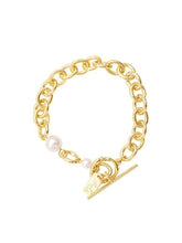 Load image into Gallery viewer, Copper Pearl Bracelet