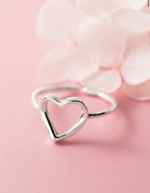 925 Silver Ring Heart
