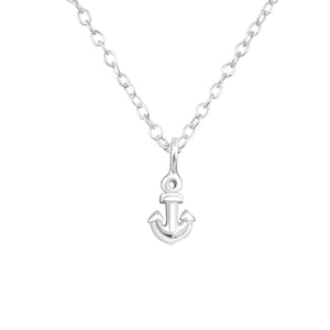 925 Silver Anchor Necklace