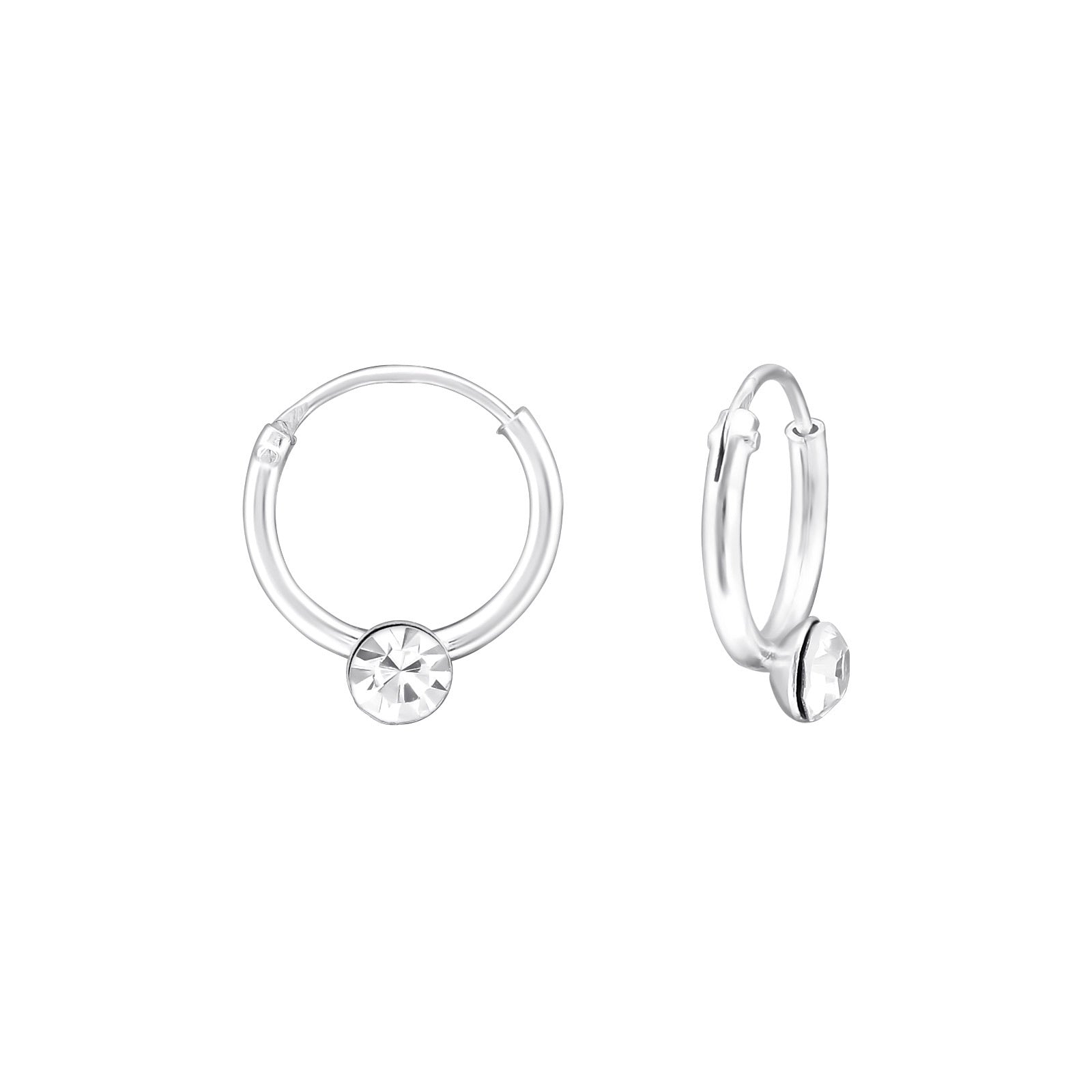 925 Silver Hoops Earring