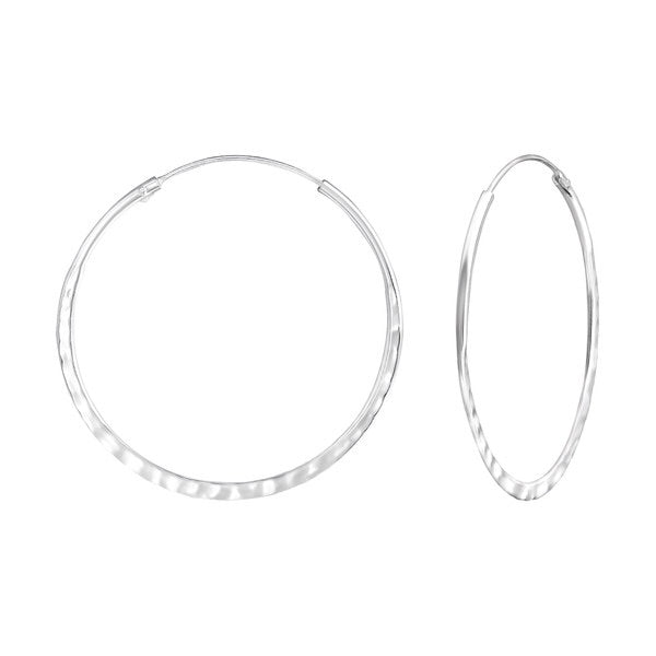 925 Silver Hoop Earring 32 MM