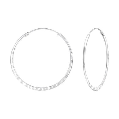 925 Silver Hoop Earring 32 MM