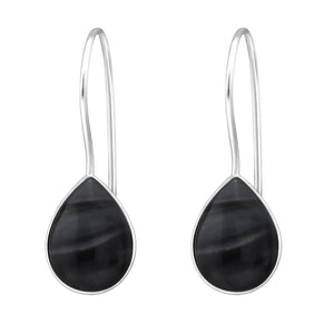 925 Silver Pear Earring