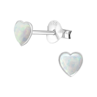 925 Silver Heart Earring