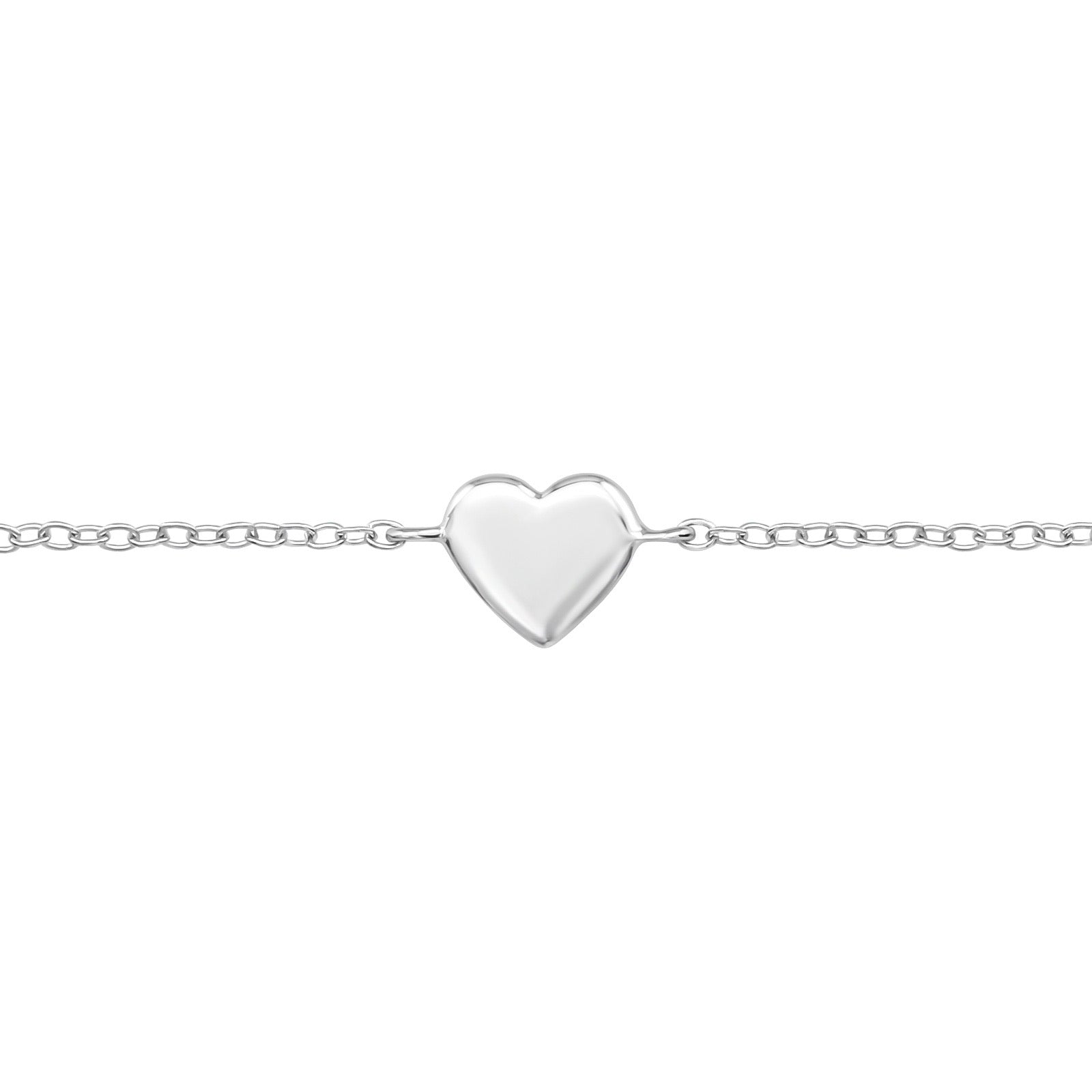 925 Silver Heart Bracelet