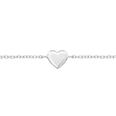 925 Silver Heart Bracelet