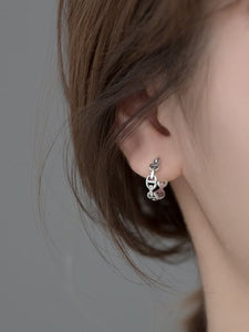 925 Silver Geometric Earring