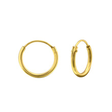 Load image into Gallery viewer, 925 Silver Hoops Earring