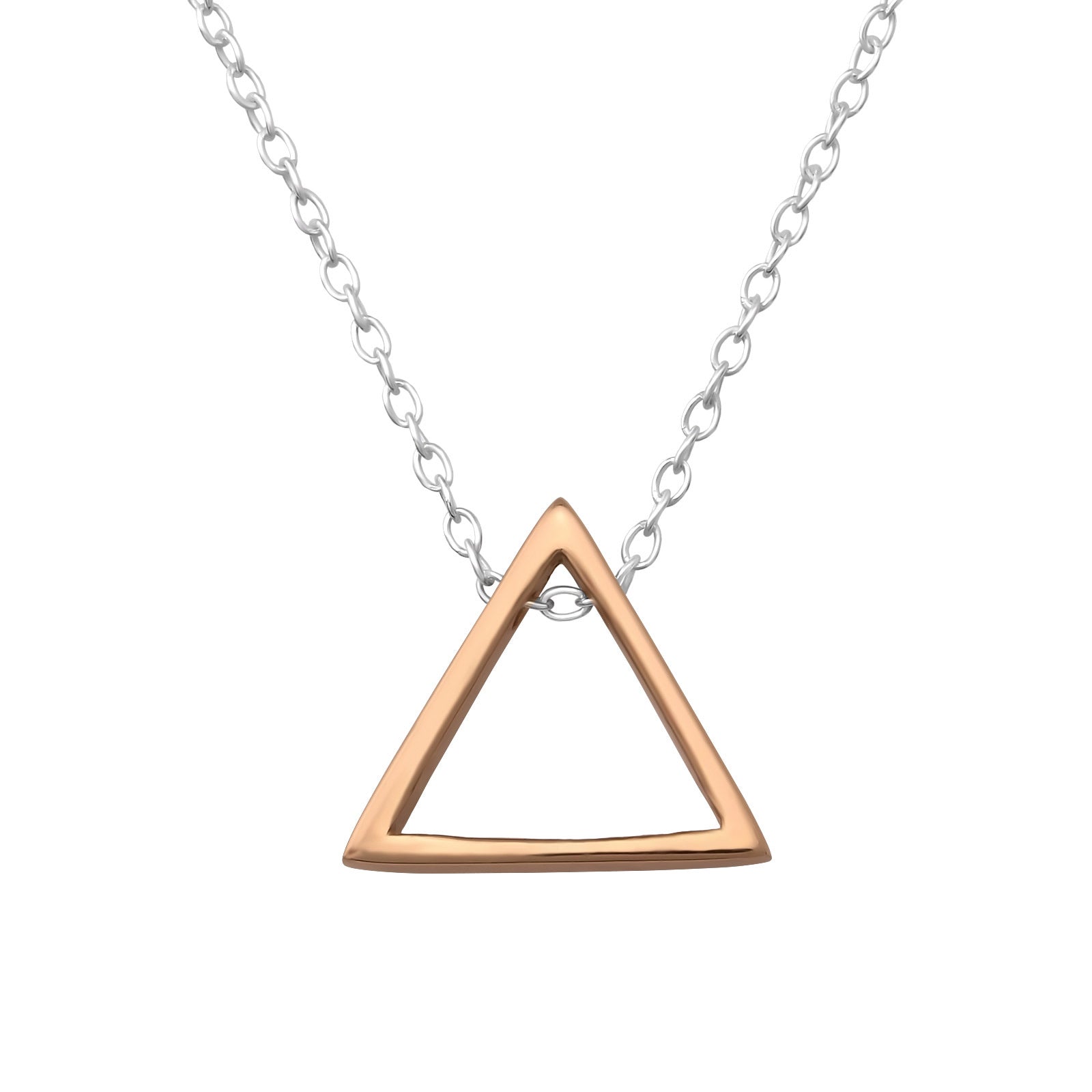 925 Silver Triangle Necklace