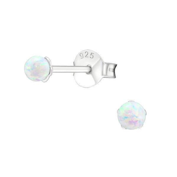 925 Silver White Opal