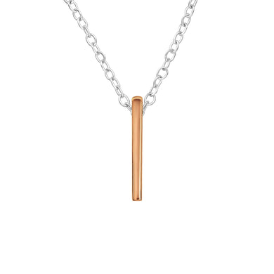 925 Silver Bar Necklace