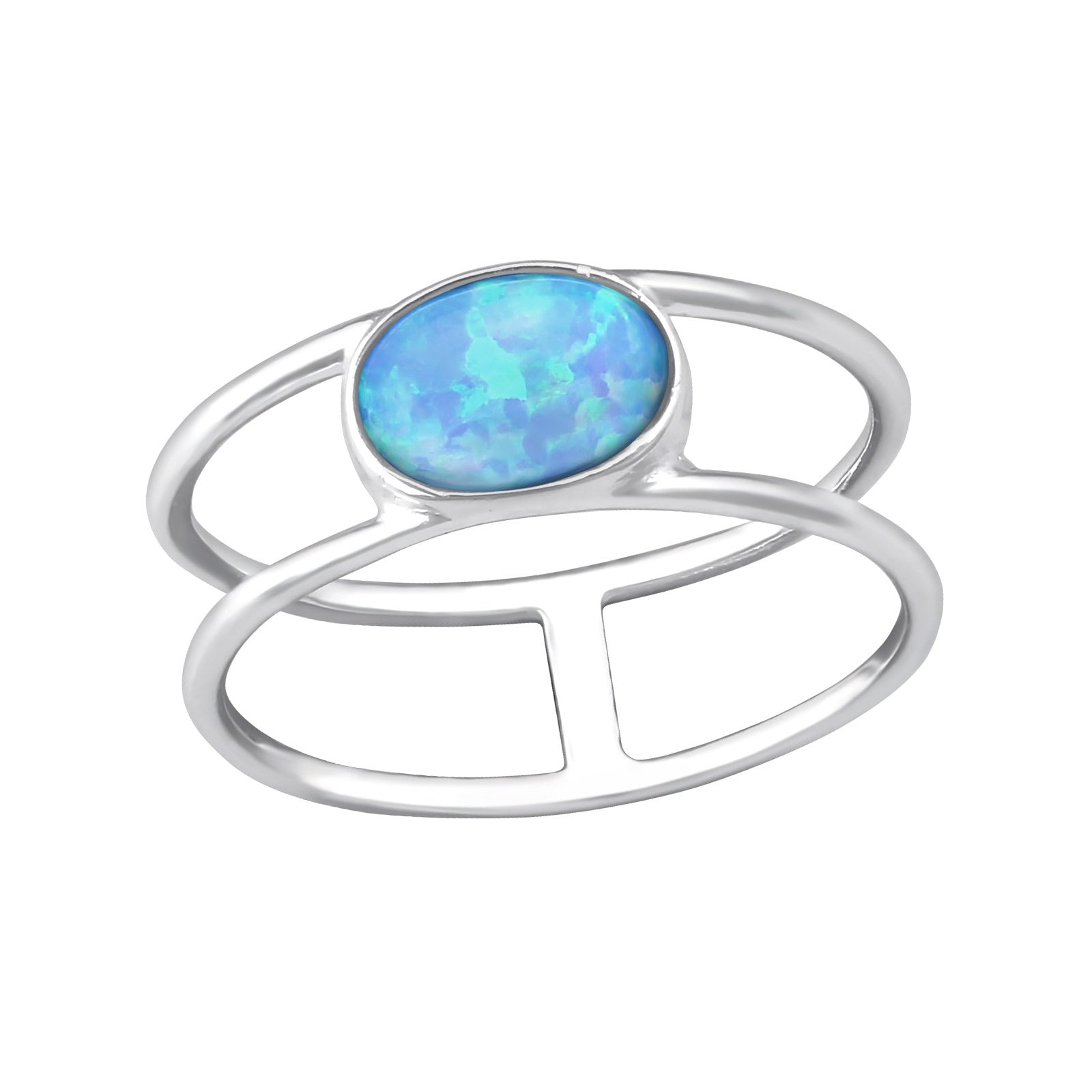 925 Silver Oval Ring
