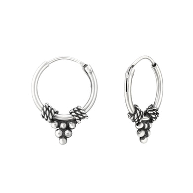 925 Silver Hoops Earring