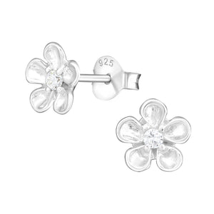 925 Silver Flower Earring