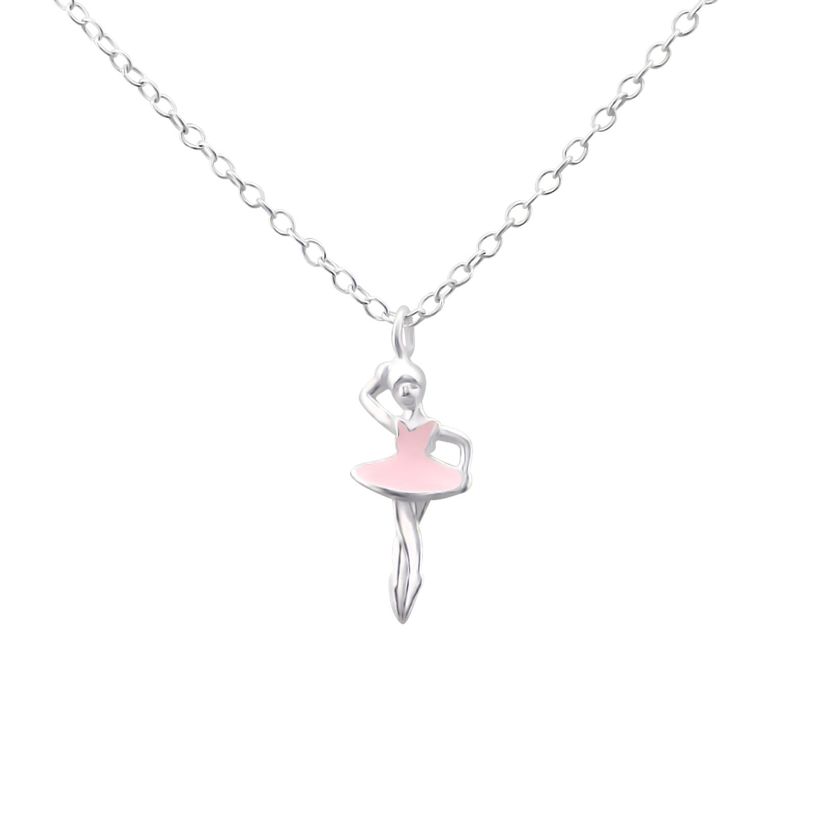 925 Silver Ballerina Necklace