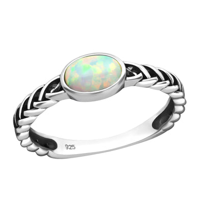 925 Silver Oval Ring