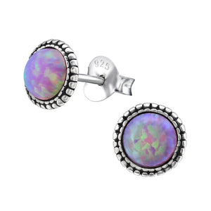 925 Silver Round Earring