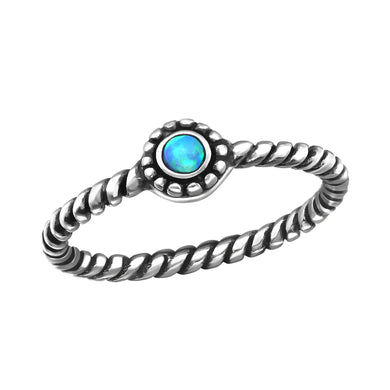 925 Silver Oxidized Ring