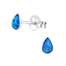 Load image into Gallery viewer, 925 Silver Pear Earring