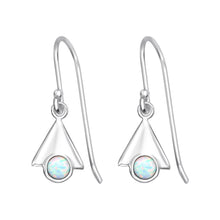 Load image into Gallery viewer, 925 Silver Triangle Earring