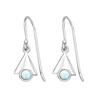 925 Silver Triangle Earring