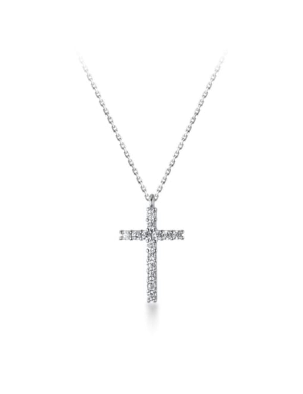 925 Silver Necklace Cross