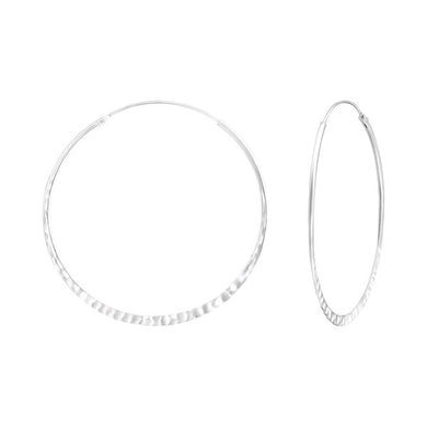 925 Silver Hoop Earring 42 MM