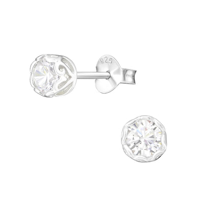 925 Silver Round Earring