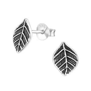 925 Silver Leaf Earring