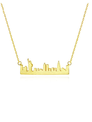 925 Silver New York City Necklace