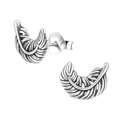 925 Silver Feather Earring