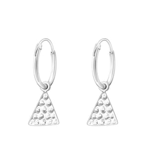 925 Silver Triangle Earring