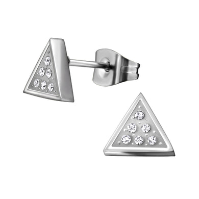 925 Silver Triangle Earring