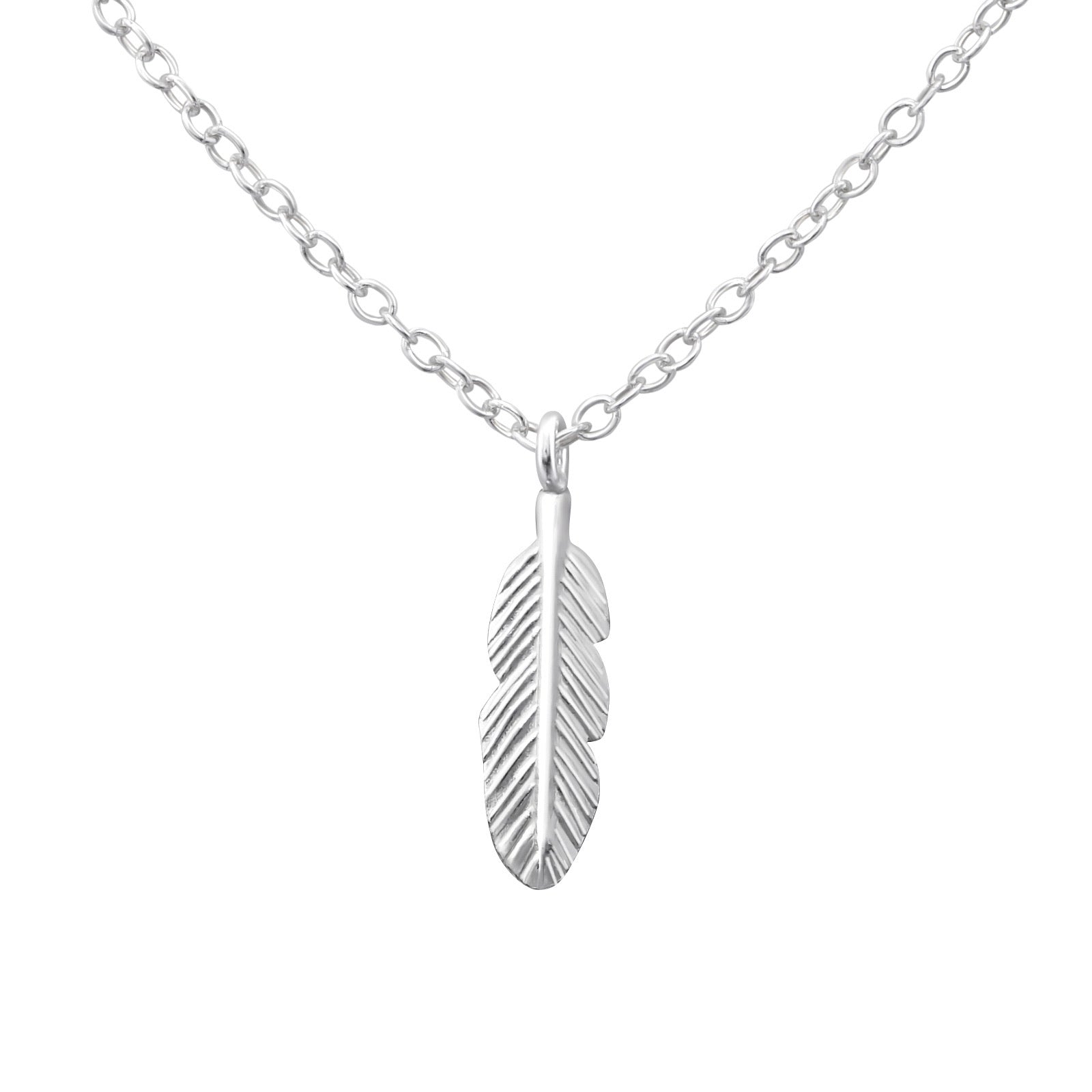 925 Silver Leaf Necklace