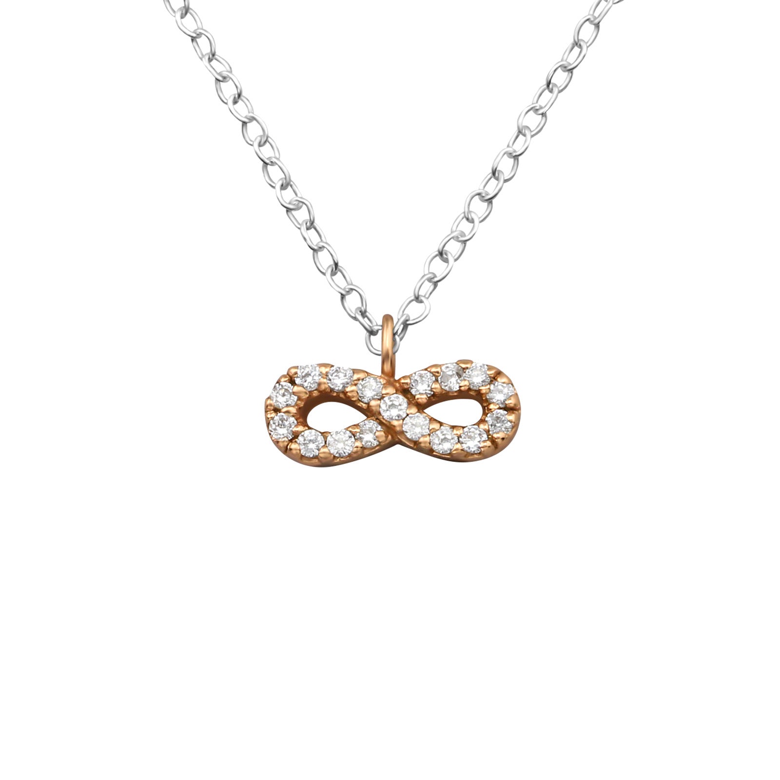 925 Silver Infinity Necklace