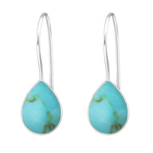 Load image into Gallery viewer, 925 Silver Pear Earring