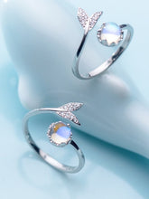 Load image into Gallery viewer, 925 Silver Plated Cute Mermaid Tail Ring