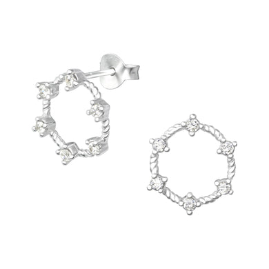 925 Silver Wreath Earring