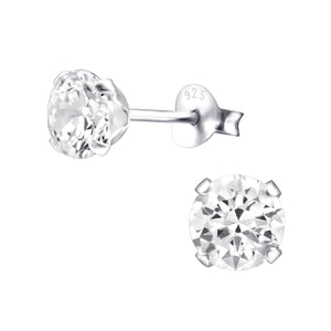 925 Silver Square Earring