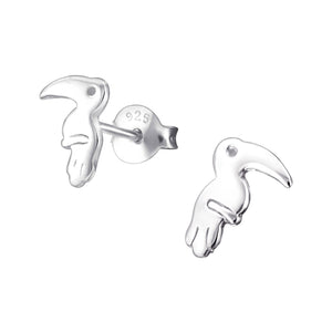 925 Silver Hornbill Earring