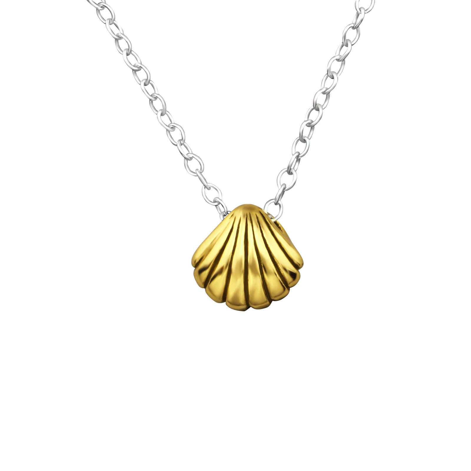 925 Silver Shell Necklace
