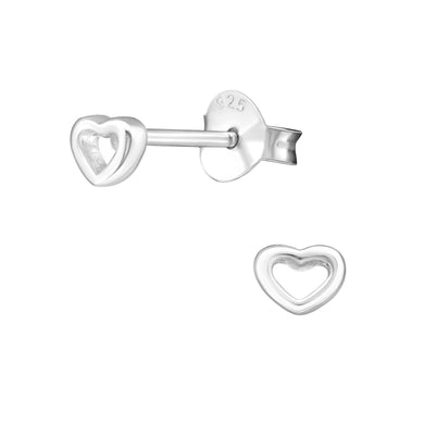 925 Silver Heart Earring