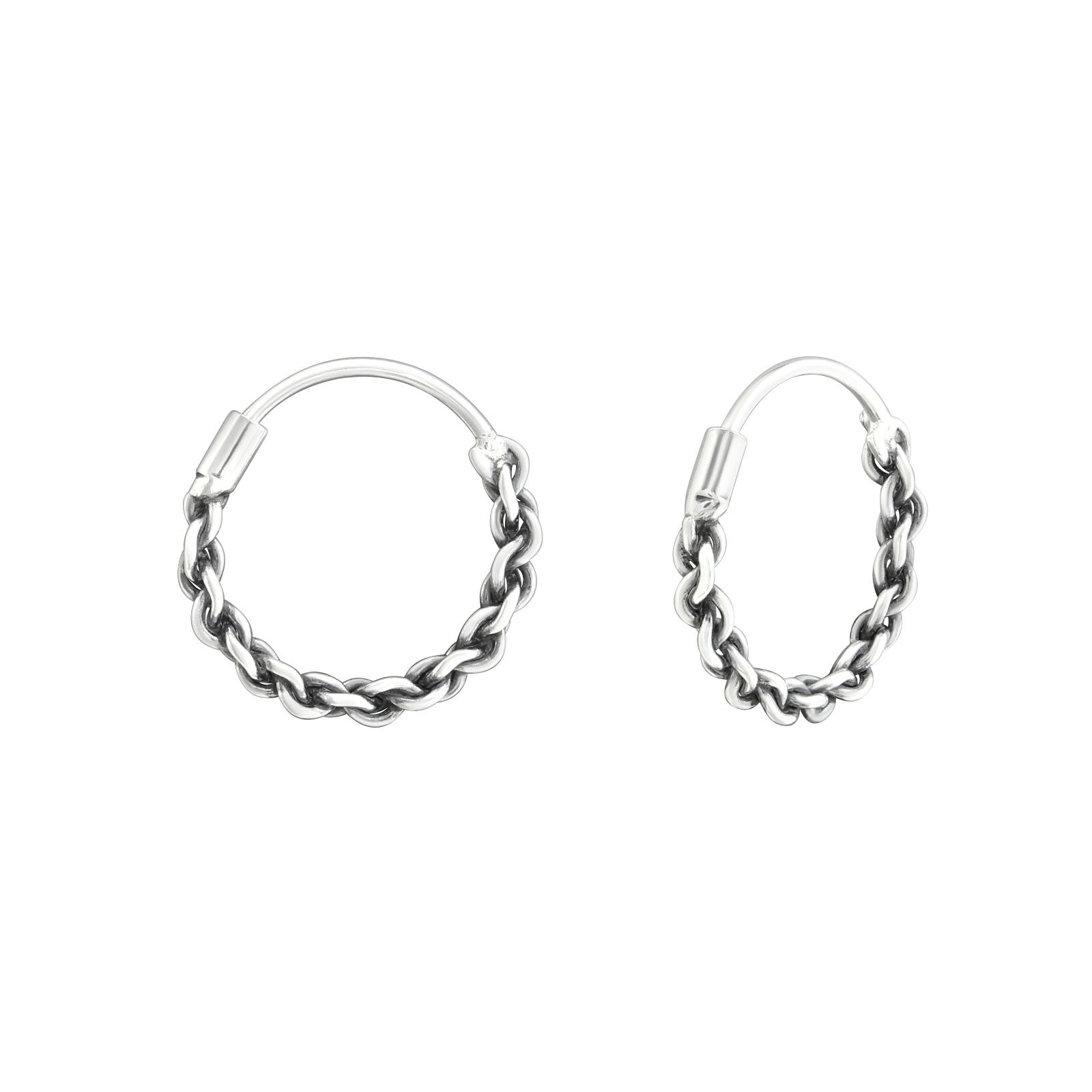 925 Silver Hoops Earring