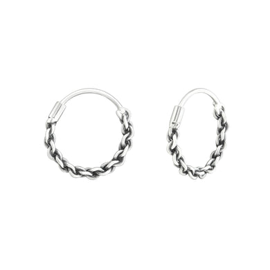 925 Silver Hoops Earring