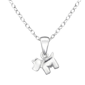 925 Silver Dog Necklace